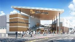 　２０２７年春開業予定の「（仮称）三井アウトレットパーク福岡」の入り口のイメージ画像（三井不動産・福岡地所提供）