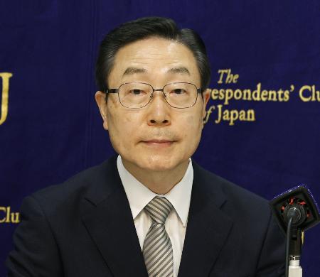 　世界平和統一家庭連合（旧統一教会）の田中富広会長