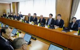 　自民党本部で開かれた総務会＝５日午前、東京・永田町