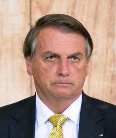 　ブラジルのボルソナロ前大統領（ゲッティ＝共同）