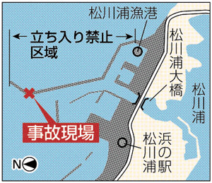 海に転落の男性死亡 相馬 立ち入り禁止区域で夜釣り 福島民友ニュース 福島民友新聞社 みんゆうnet