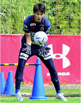 【選手の横顔〈28〉】ＧＫ・鹿野 修平 定位置確保へ日々努力